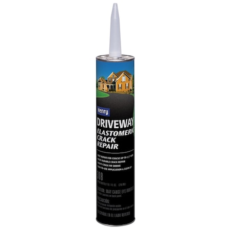 Henry Black Asphalt Rubber-Based Driveway Crack Repair 10.1 oz HE308004
